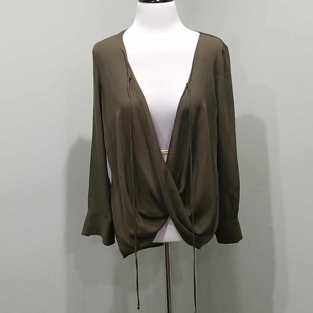 Wayf Tie Front Blouse